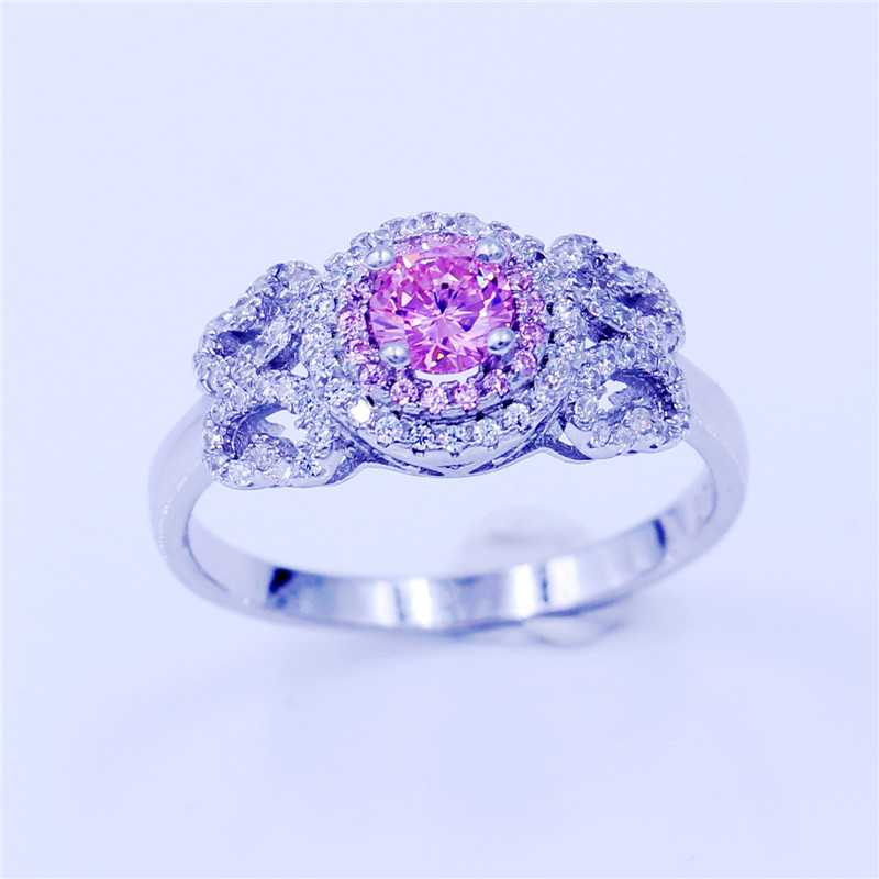 Vecalon Flower Jewelry Genuine 100% Soild 925 Sterling Silver ring 1ct 5A Pink Zircon Engagement wedding Band ring for women men
Vecalon Flower Jewelry Genuine 100% Soild 925 Sterling Silver ring 1ct 5A Pink Zircon Engagement wedding Band ring for women men