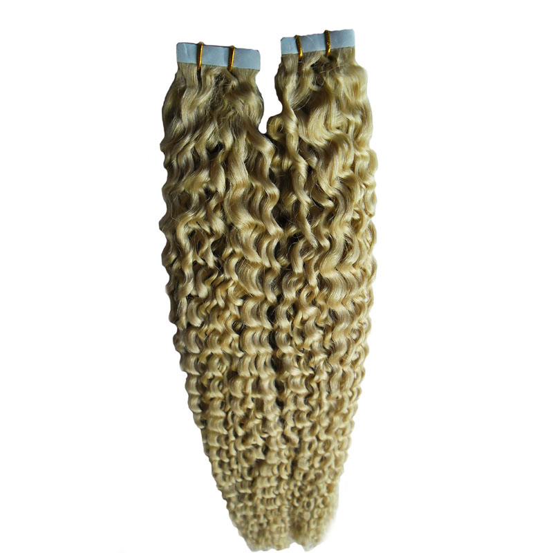 613 Bleach Blonde afro kinky cr pu hair Skin Weft Hair 100g 40pcs/Set brazilian virgin kinky curly tape in human hair extensions, Black
613 Bleach Blonde afro kinky cr pu hair Skin Weft Hair 100g 40pcs/Set brazilian virgin kinky curly tape in human hair extensions, Black