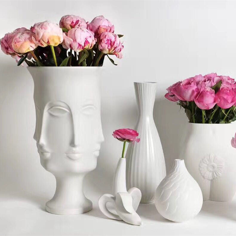 Ceramic banana banana furnishings furnishings gold white vase is unique130696341231