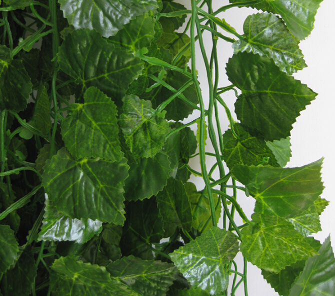 Long Artificial Plants Silk Leaf Grape Ivy Vine Foliage Leaves Outdoor Indoor ome Wedding Decoration
