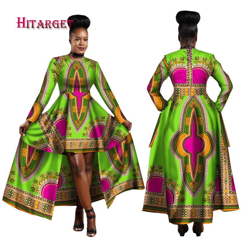 African Dresses for Women Dashiki Cotton Wax Print Batik Sexy Long Dress for Femal Traditional clothing WY1268, Black;gray
African Dresses for Women Dashiki Cotton Wax Print Batik Sexy Long Dress for Femal Traditional clothing WY1268, Black;gray