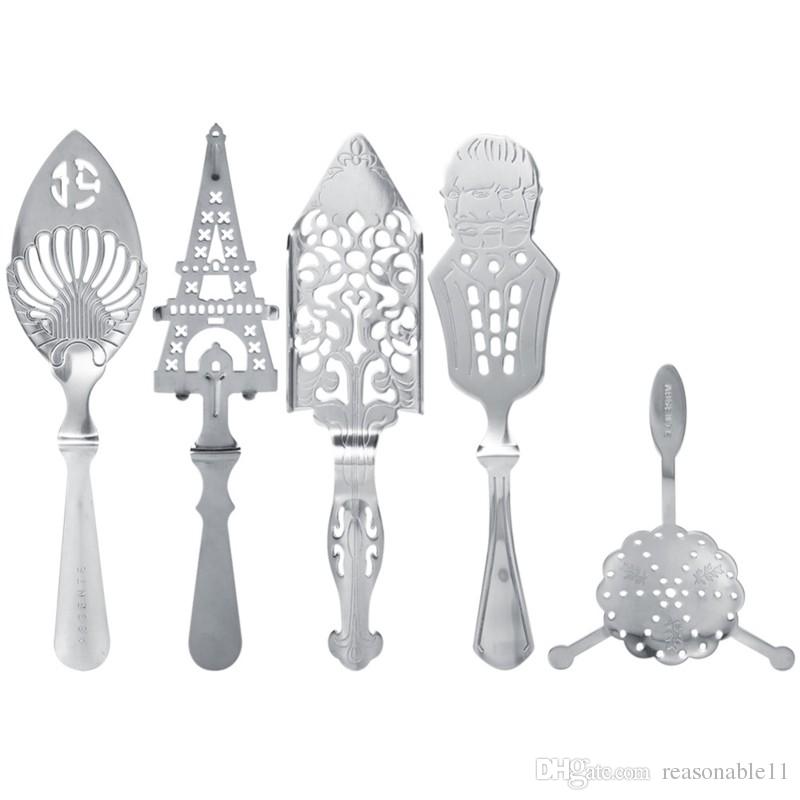Absinthe Spoon Cocktail 5 Type Stainles Steel Bar Utensils Bitter Scoop Absinthe Glass Cup Drink Ware Drinking Spoons Filter
Absinthe Spoon Cocktail 5 Type Stainles Steel Bar Utensils Bitter Scoop Absinthe Glass Cup Drink Ware Drinking Spoons Filter