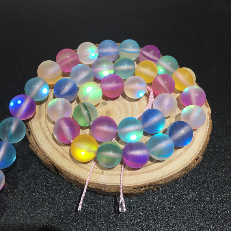 6mm Natural Stone Colorful Matte Crystal Loose Stone Beads Flash Rainbow Moonstone Beads DIY Jewelry Making 15'' 
6mm Natural Stone Colorful Matte Crystal Loose Stone Beads Flash Rainbow Moonstone Beads DIY Jewelry Making 15''