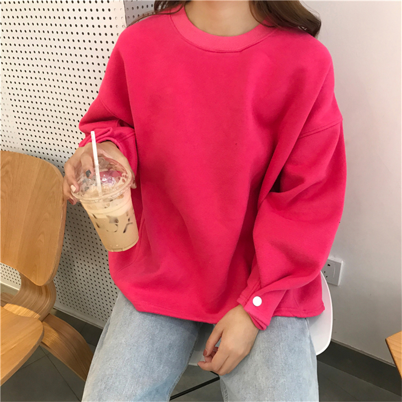 2018 Autumn Korean Fashion Pullover Women Hoodies Sweatshirts female Long Sleeve Tunic Tops Plus Size Streetwear Clothing Tops, Red
2018 Autumn Korean Fashion Pullover Women Hoodies Sweatshirts female Long Sleeve Tunic Tops Plus Size Streetwear Clothing Tops, Red
