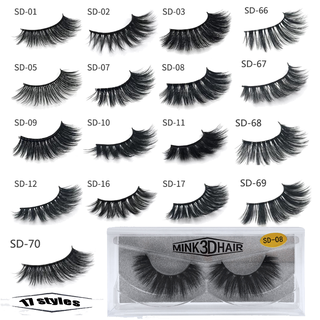1Pair/lot Eyelashes 3D Mink Eyelashes Crossing Mink Lashes Hand Made Full Strip Eye Lashes 17 Styles New Package cilios naturais
1Pair/lot Eyelashes 3D Mink Eyelashes Crossing Mink Lashes Hand Made Full Strip Eye Lashes 17 Styles New Package cilios naturais