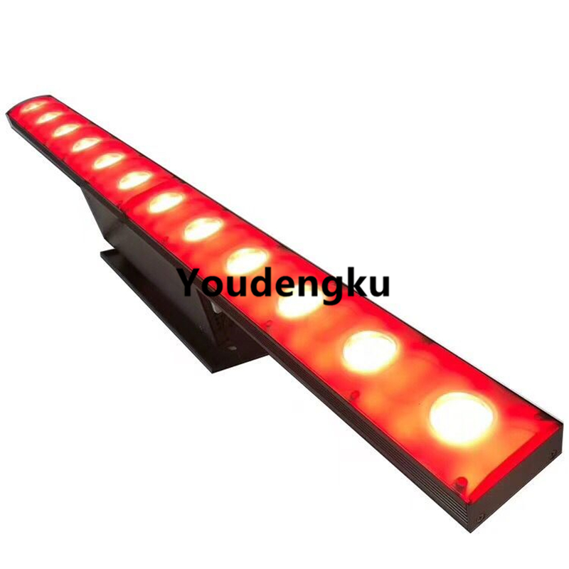 4 pieces IP20 12x3w warm white /cool white + 72pcs SMD 505 dmx rgb wall washer light led beam slim Linear stage wall washer