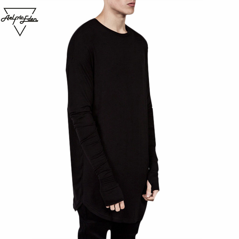 Wholesale-Wholesale Thumb Hole Long Full Sleeve Hipster Tee kpop for Men T-Shirt Solid Hip Hop Street T Shirt Black Hold Hand Mens Tshirts
Wholesale-Wholesale Thumb Hole Long Full Sleeve Hipster Tee kpop for Men T-Shirt Solid Hip Hop Street T Shirt Black Hold Hand Mens Tshirts