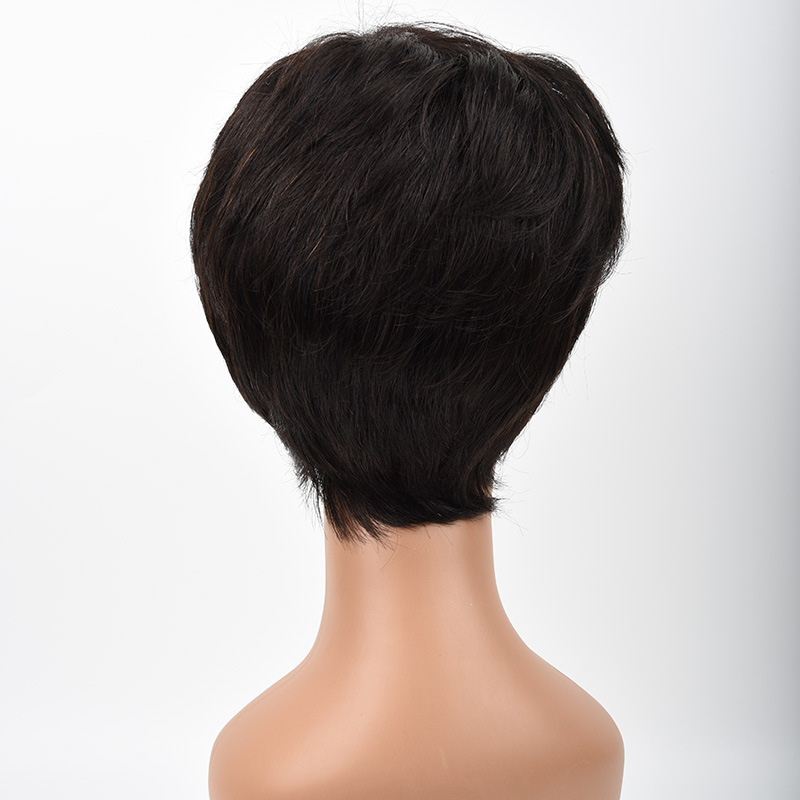 Hotselling Short Bob Wigs For Black Women natural wave Wig 4inch 100% Human Hair full lace front Wigs