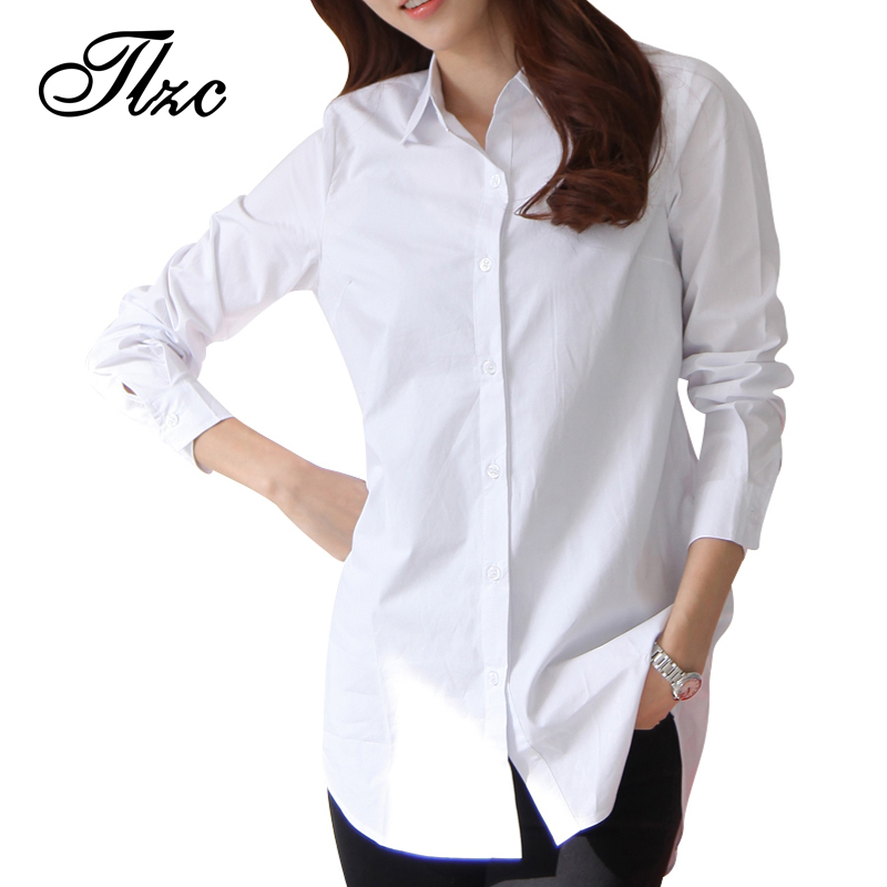 Autumn Spring Women Long White Shirts Size S-3XL All-match Good Quality Long Sleeve Lady Casual Cotton Blouse & Tops, Blue
Autumn Spring Women Long White Shirts Size S-3XL All-match Good Quality Long Sleeve Lady Casual Cotton Blouse & Tops, Blue