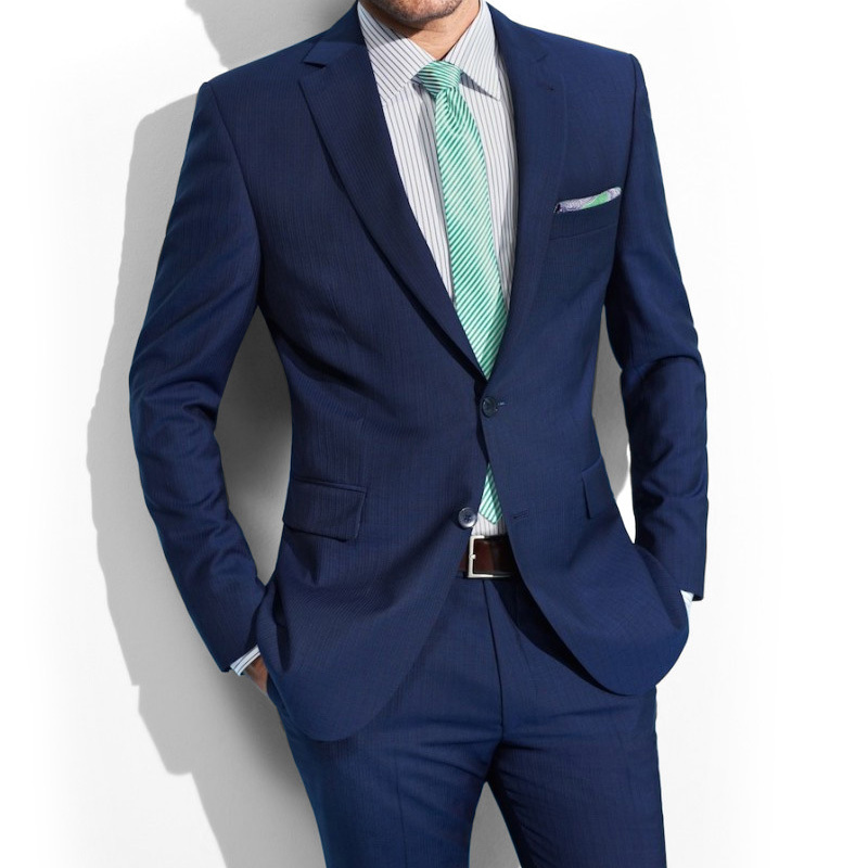 Two Piece Navy Wedding Groom Tuxedos 2018 Notched Lapel Two Button Custom Made Business Party Men Suits Jacket Pants, Gray
Two Piece Navy Wedding Groom Tuxedos 2018 Notched Lapel Two Button Custom Made Business Party Men Suits Jacket Pants, Gray