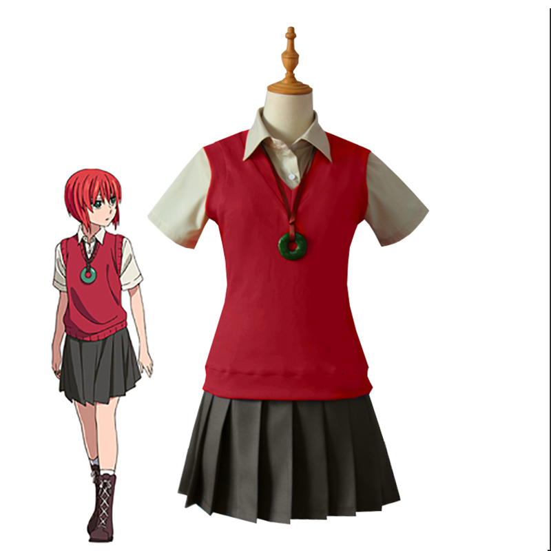 New Anime Mahoutsukai no Yome Cosplay Costumes Hatori Tomoyo Uniform The Ancient Magus Bride Full Set
New Anime Mahoutsukai no Yome Cosplay Costumes Hatori Tomoyo Uniform The Ancient Magus Bride Full Set