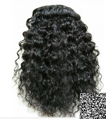 16 inch Afro Ponytail Hair Extensions For Black Women Deep curly jet Black Human Hair Ponytail Drawstring for Black Women 140g