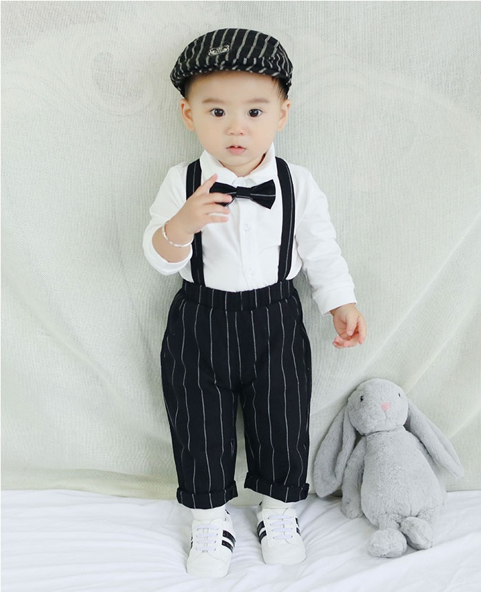 New Arrival Baby Boy Clothes Cute Three Pieces 100% Cotton Comfortable Spring Summer Boys Clothing In Stock (3M-36M)