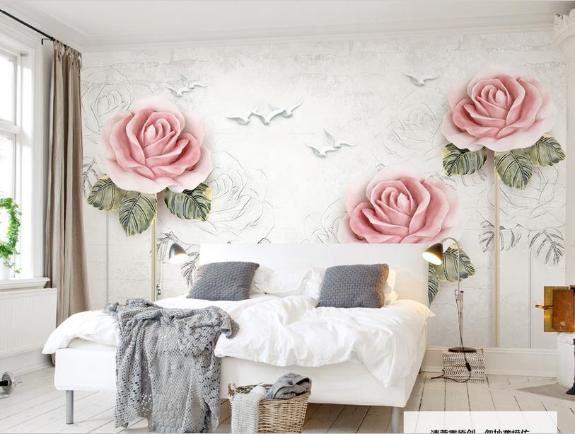 3D Wall Mural Pink embossed rose bird sketch Wallpaper For Walls Luxury 3D stereoscopic bedroom Living room TV backdrop Wallpaper, As the photo
3D Wall Mural Pink embossed rose bird sketch Wallpaper For Walls Luxury 3D stereoscopic bedroom Living room TV backdrop Wallpaper, As the photo