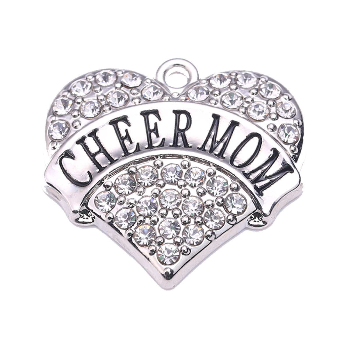 Multi Color CHEER MOM New Love Heart Letter Crystal Charm Pendant For DIY Jewelry Making Accessories
Multi Color CHEER MOM New Love Heart Letter Crystal Charm Pendant For DIY Jewelry Making Accessories
