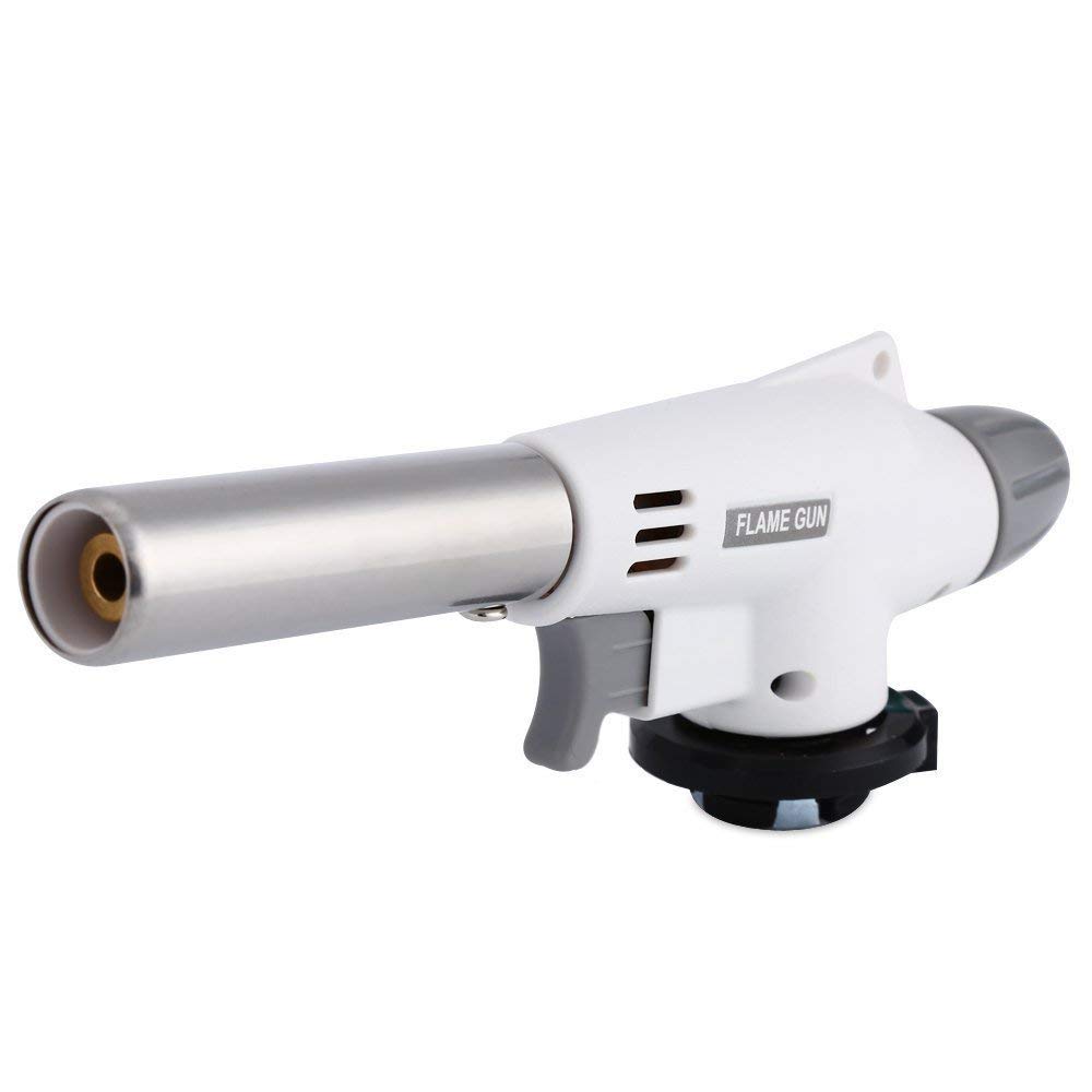 Flame Gun Blow Torch Kitchen Rotatable Burner with Adjustable Flame Cooking Torch Butane Culinary Food Scorch Cooking BBQ Soldering Torch
Flame Gun Blow Torch Kitchen Rotatable Burner with Adjustable Flame Cooking Torch Butane Culinary Food Scorch Cooking BBQ Soldering Torch