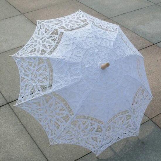 Lace Embroidery Parasol Hook Flower Vintage Design Pure Cotton Wedding Umbrella Handmade Wooden Handle For Wedding Bridal Shower Umbrella
Lace Embroidery Parasol Hook Flower Vintage Design Pure Cotton Wedding Umbrella Handmade Wooden Handle For Wedding Bridal Shower Umbrella