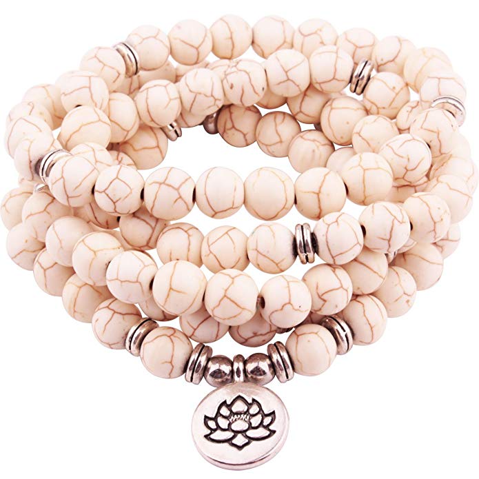Women`s Matte Amazonite 108 Bracelet High Quality Lotus Charm New Design Yoga Bracelet
Women`s Matte Amazonite 108 Bracelet High Quality Lotus Charm New Design Yoga Bracelet