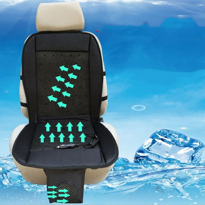 12V/24V Cool Fan Car Seat Covers Universal Fit SUV sedans Chair Pad Cushion with Motor driving summer ventilation gray black
12V/24V Cool Fan Car Seat Covers Universal Fit SUV sedans Chair Pad Cushion with Motor driving summer ventilation gray black