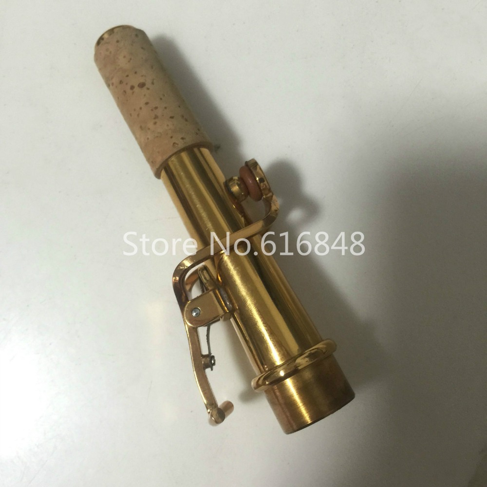 New Arrival Brass Material Soprano Saxophone Neck Gold Lacquer Surface Saxophone Connector Musical Instrument Accessories 16.8mm
New Arrival Brass Material Soprano Saxophone Neck Gold Lacquer Surface Saxophone Connector Musical Instrument Accessories 16.8mm