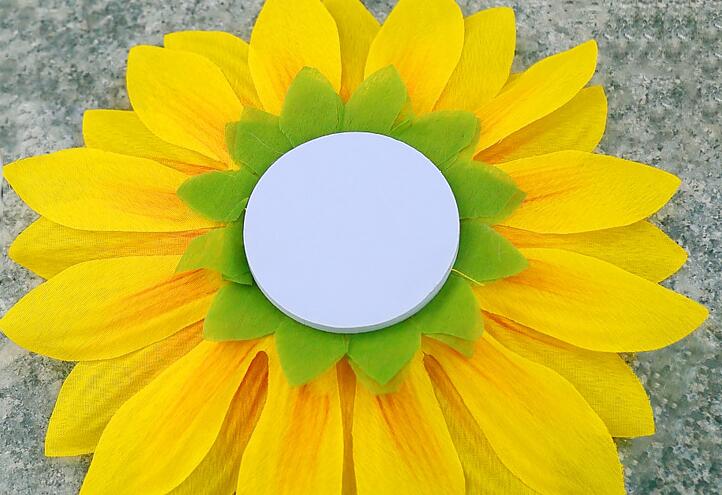 3D Artificial Sunflower Wall Stickers Cloth Sunflower For Wedding Home Party Decoration Craft Flowers Baby Shower Decoration