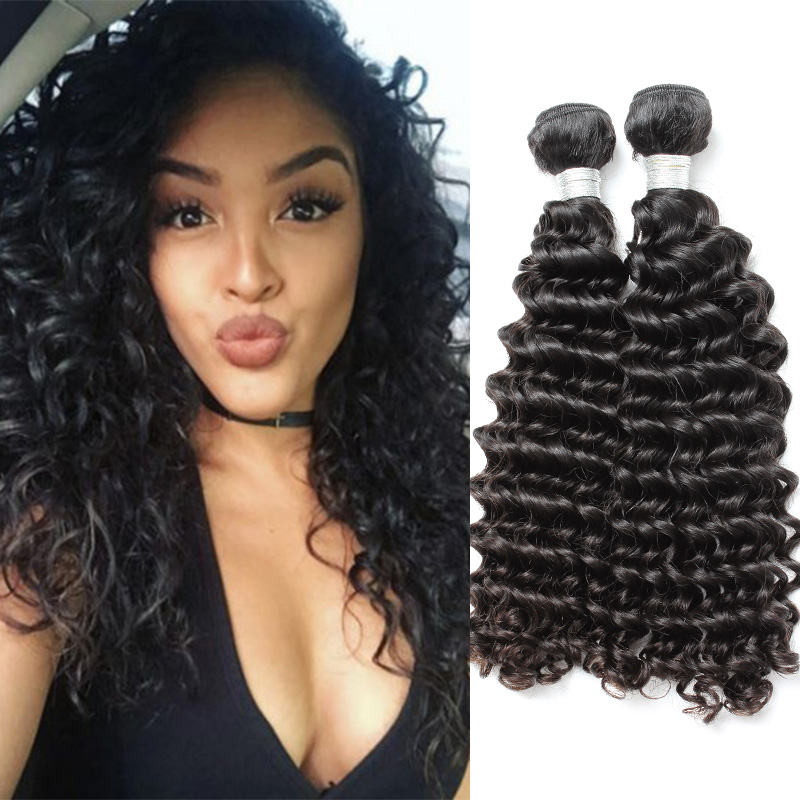 2pcs/Lot 11A One Donor Highest Grade Deep Wave Human Hair Bundles 10-24 Unprocessed Brazilian Hair Extensions julienchina, Natural color
2pcs/Lot 11A One Donor Highest Grade Deep Wave Human Hair Bundles 10-24 Unprocessed Brazilian Hair Extensions julienchina, Natural color