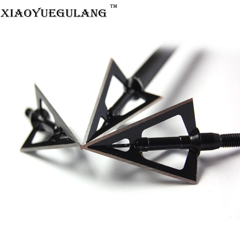 Archery Arrow head Price Black Stainless Steel Broadheads 100grain 3 Sharp Blade for hunting
Archery Arrow head Price Black Stainless Steel Broadheads 100grain 3 Sharp Blade for hunting