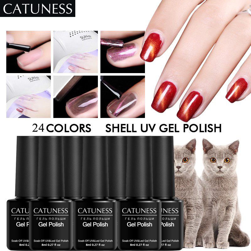 CATUNESS Lucky for Chameleon Manicure Printing Magnetic 3D Cat Eye Glitter UV Gel Polish Semi Permanent Strong Board Lacquer, 61white
CATUNESS Lucky for Chameleon Manicure Printing Magnetic 3D Cat Eye Glitter UV Gel Polish Semi Permanent Strong Board Lacquer, 61white