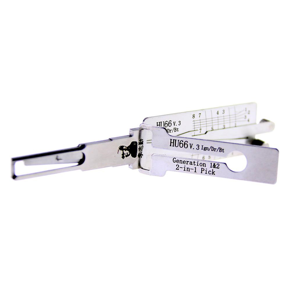 Car Door Lock Opener Kit LISHI VW HU66 2 in 1 Auto lock Pick and Decoder locksmith tool
Car Door Lock Opener Kit LISHI VW HU66 2 in 1 Auto lock Pick and Decoder locksmith tool