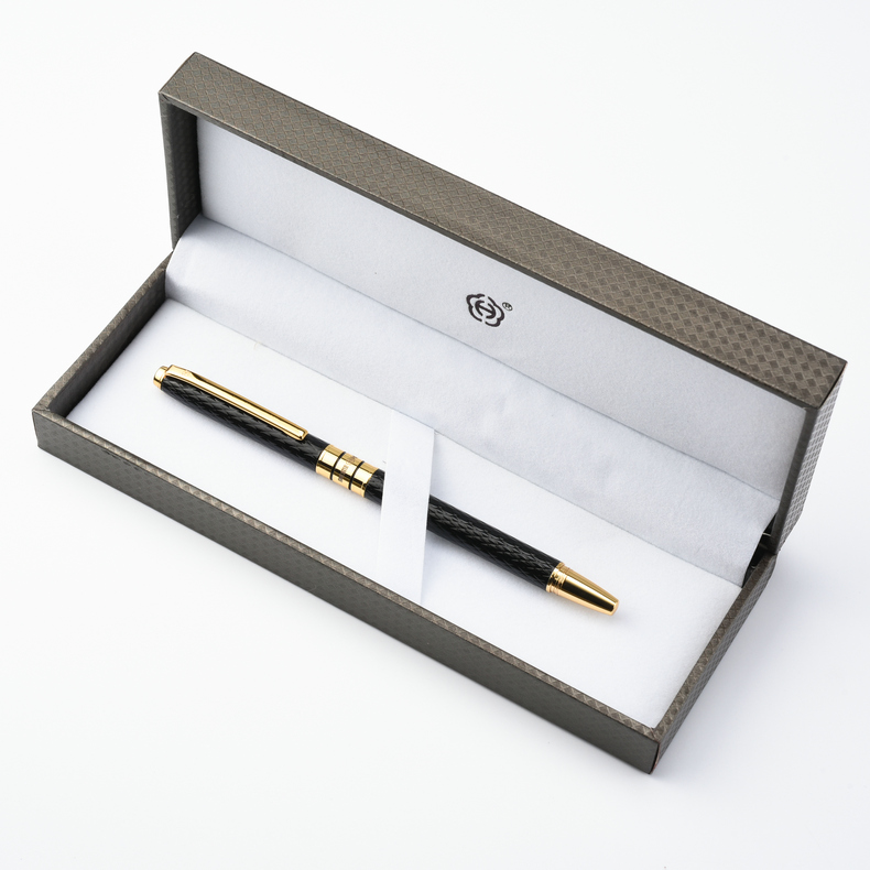 High Quality 10K Gold Fountain pen 0.5mm full metal Golden Clip ink pens Caneta Stationery Office school supplies 03860