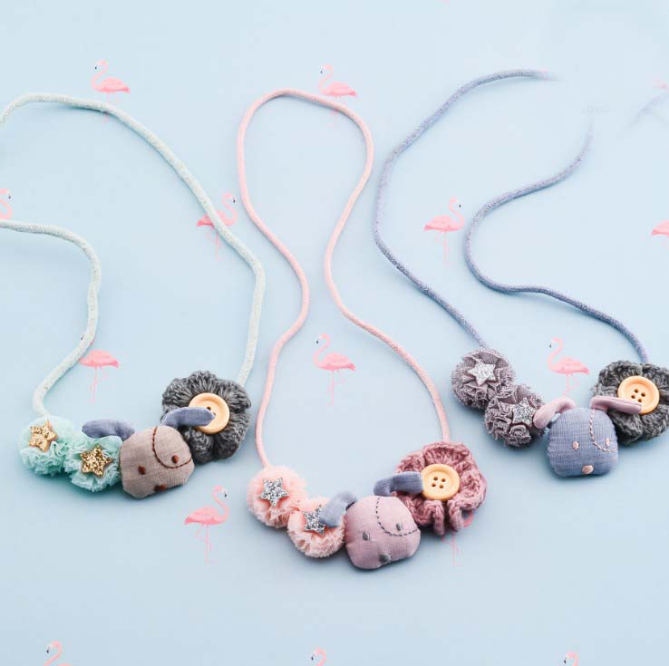 Baby Girls Dogs flowers necklace Cute Cartoon lace gauze pompons Children jewelry Korean stars Tulle Kids Princess accessories C3550, Mix colors
Baby Girls Dogs flowers necklace Cute Cartoon lace gauze pompons Children jewelry Korean stars Tulle Kids Princess accessories C3550, Mix colors
