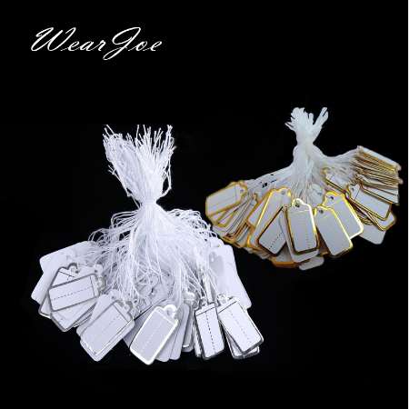 Free Shipping 100pcs Jewelry String Cord Price Tags Custom Printing Blank Label Gold Silver Display Accessories Jewellery
Free Shipping 100pcs Jewelry String Cord Price Tags Custom Printing Blank Label Gold Silver Display Accessories Jewellery