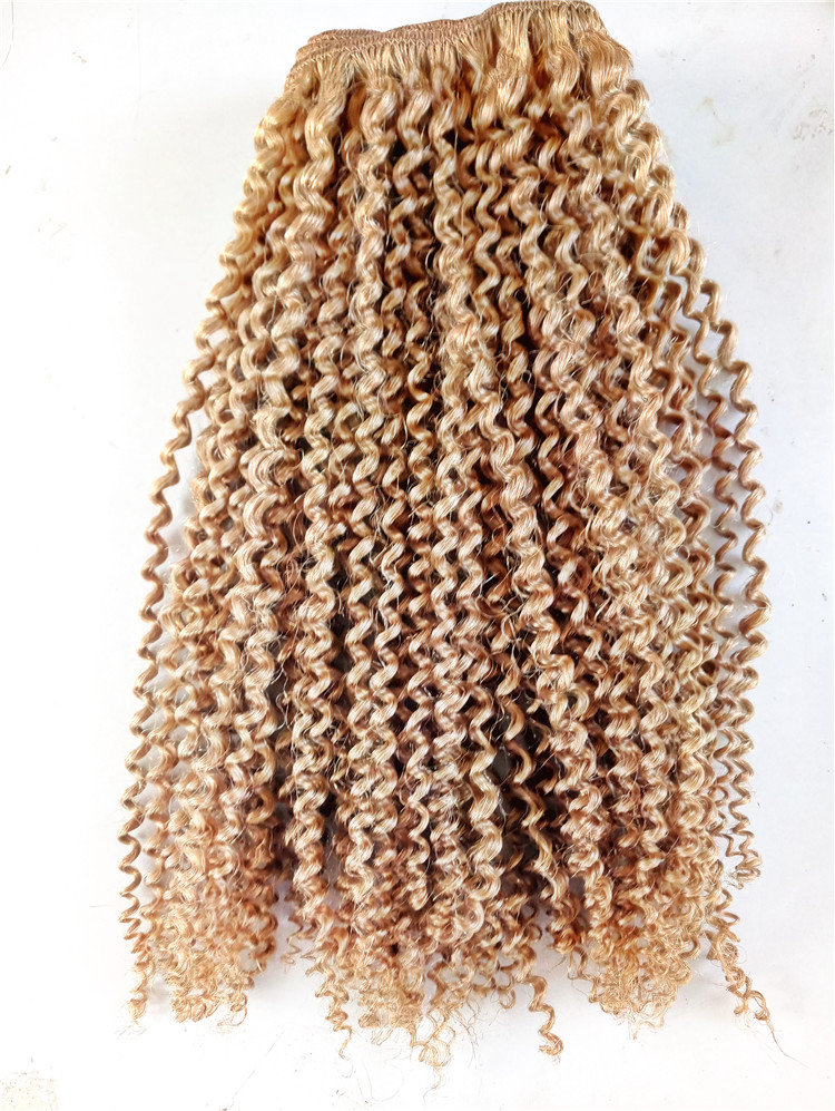 Top Quality Brazilian Kinky Curly Human Virgin Remy Hair Bundles Weft Beauty Extensions Dark Blonde Brown Color, Blonde 27#
Top Quality Brazilian Kinky Curly Human Virgin Remy Hair Bundles Weft Beauty Extensions Dark Blonde Brown Color, Blonde 27#