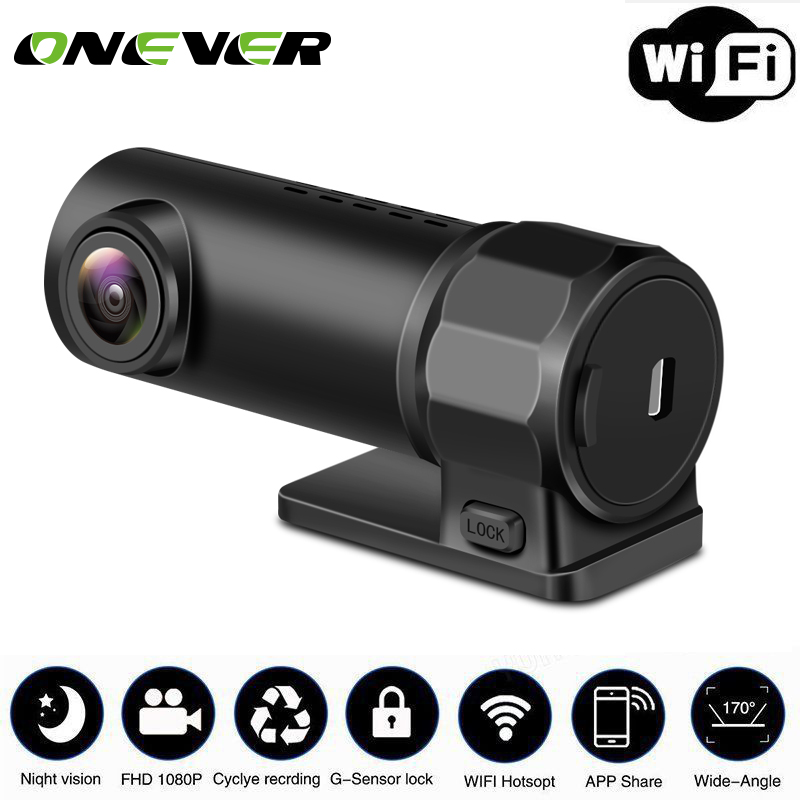 Onever Dash Camera WIFI Wireless Car DVR Camera Digital Registrar Video Recorder DashCam Road Camcorder APP Monitor Night Vision
Onever Dash Camera WIFI Wireless Car DVR Camera Digital Registrar Video Recorder DashCam Road Camcorder APP Monitor Night Vision