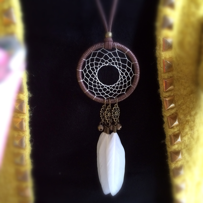 5 colors for choices feather dream catcher car hanging dream catcher decoration2865653