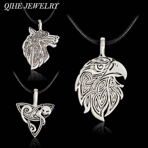 QIHE JEWELRY Wolf Fox Eagle Norse Viking Necklace For Men Norse Vikings Talisman Original Wild Men Jewelry Supernatural Amulet
QIHE JEWELRY Wolf Fox Eagle Norse Viking Necklace For Men Norse Vikings Talisman Original Wild Men Jewelry Supernatural Amulet