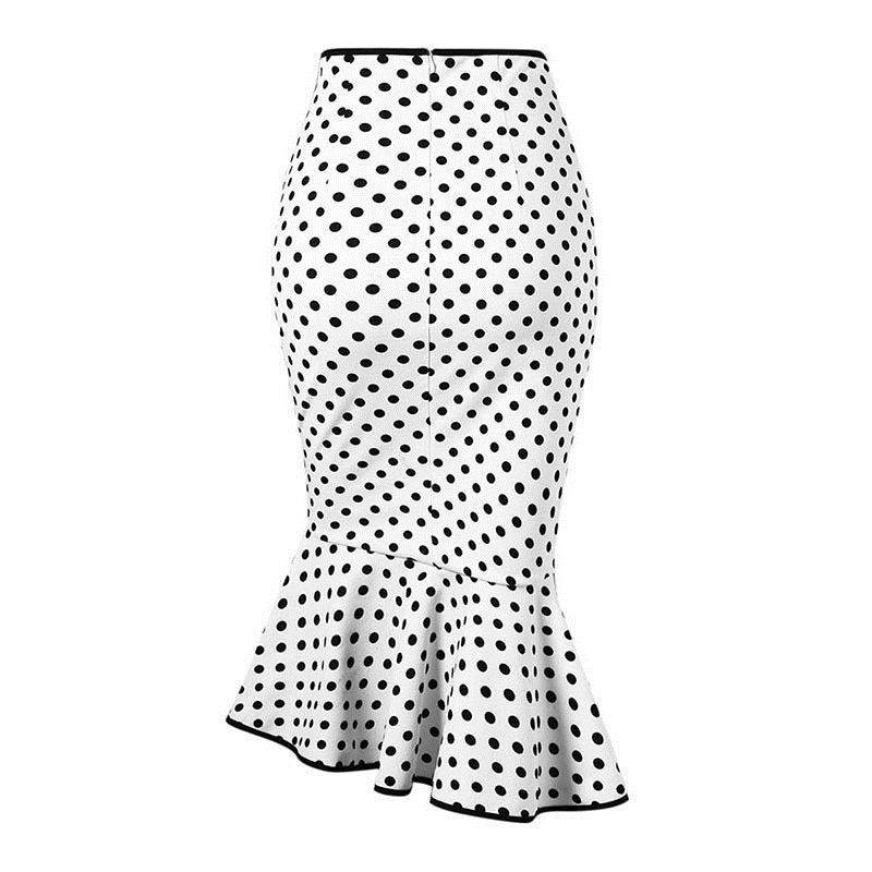 Sisjuly women short skirt vintage white polka dots skirts sexy chic summer asymmetric bowknot female vintage skirts new S916