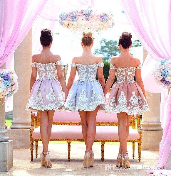 Design A New Line Lace Bridesmaid Off Shoulder Bridesmaids Dresses Maid Of Honor Dress Cheap Formal Gowns Custom s