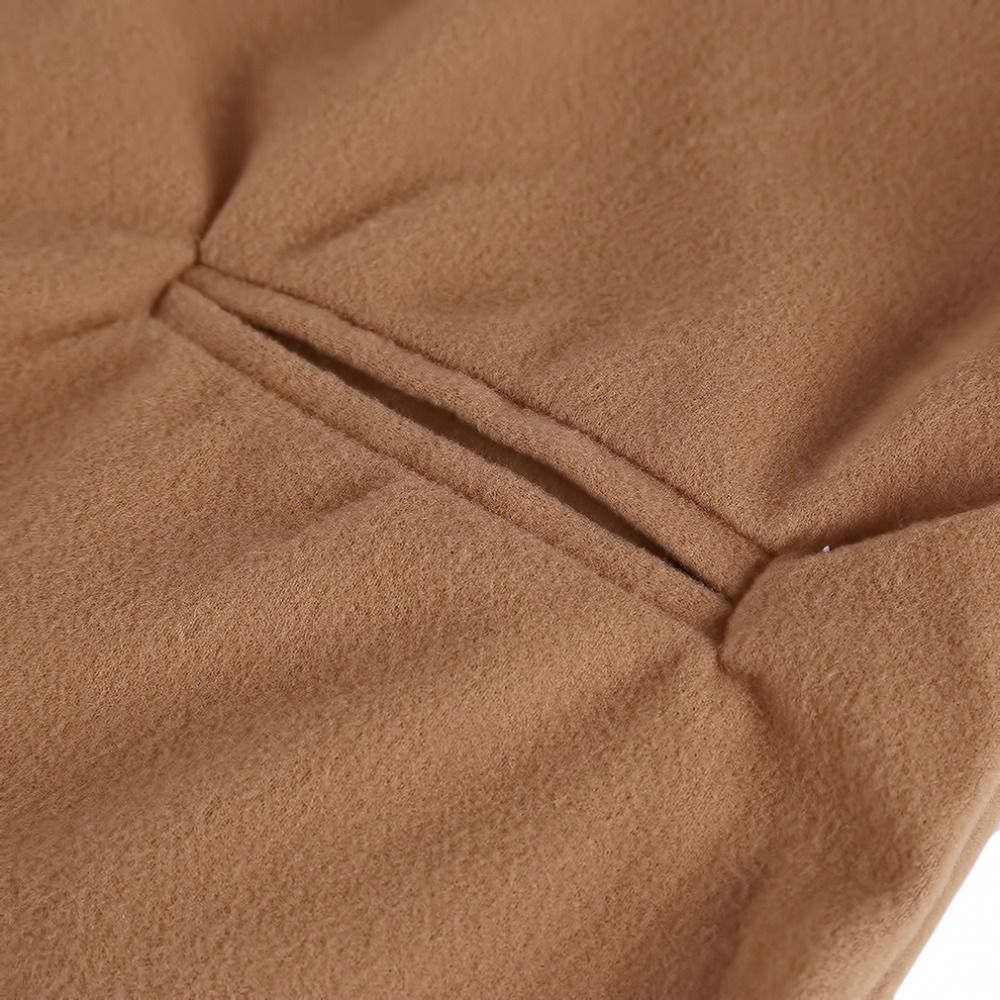New Thicken Wool Coat Women Long Sleeve Turn-Down Collar Outwear Jacket Casual Autumn Winter Elegant Long Coat Plu