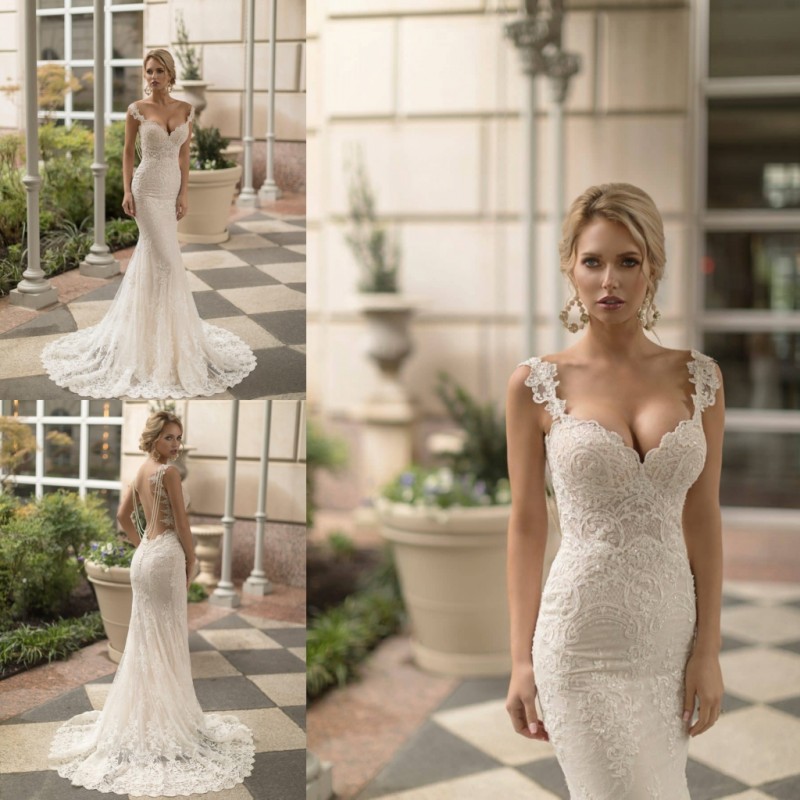 naama anat wedding dresses full lace applique sequins beading vintage wedding dress custom made backless bridal gowns, Champagne
naama anat wedding dresses full lace applique sequins beading vintage wedding dress custom made backless bridal gowns, Champagne