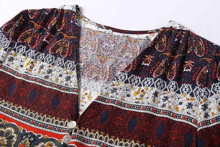 New Women Long Dress Bohemian Style New V Neck Spilit Dresses Female Sexy Summer Holiday Look AAA Discount for in-store purchases