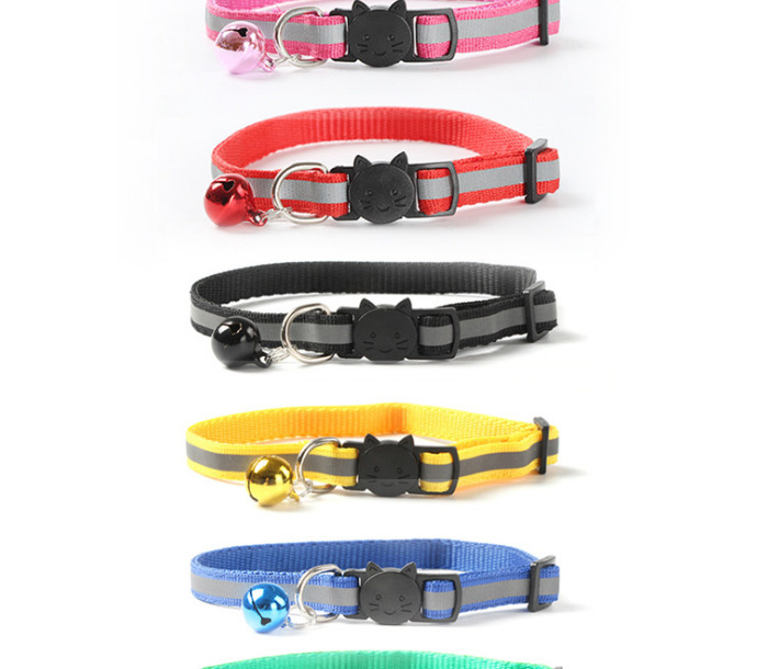 USD0.68/PC Free shipping pet cat kitten collar breakaway buckle safety reflective with cat face buckle mixed colors 50pcs/lot
USD0.68/PC Free shipping pet cat kitten collar breakaway buckle safety reflective with cat face buckle mixed colors 50pcs/lot