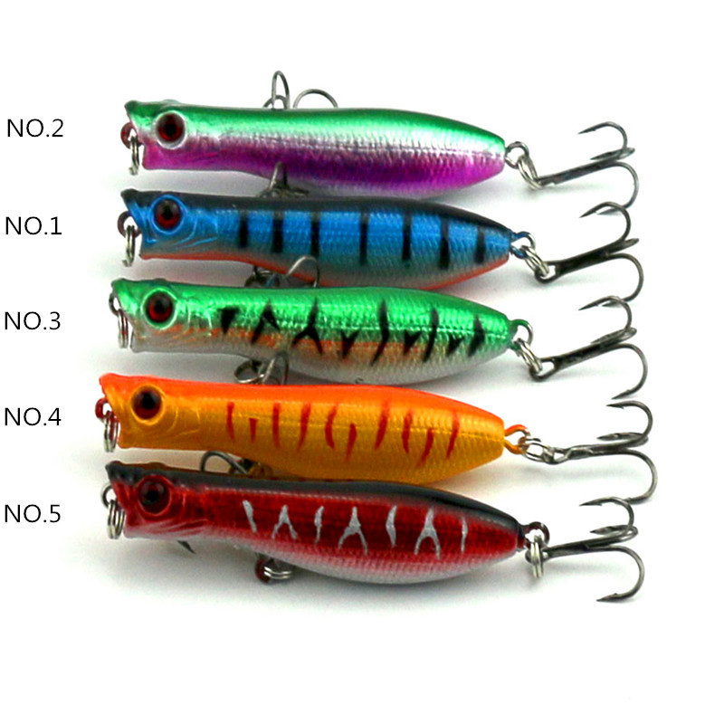 Floating Swimming Lifelike Fish Popper Bass bait 3D Eyes 5colors 6cm 5g Poper Laser Realistic Artificial Hard Lure
Floating Swimming Lifelike Fish Popper Bass bait 3D Eyes 5colors 6cm 5g Poper Laser Realistic Artificial Hard Lure