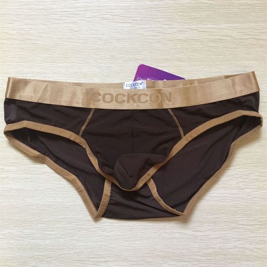 Cockcon Brand Underwear Men Transparent Sexy Male Briefs Mens Mesh Shorts Spandex Underpants Lingerie Panties Cueca Gay Brief
