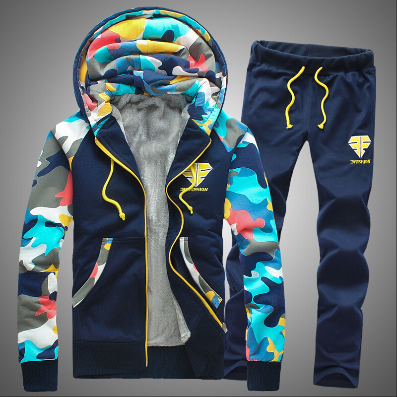Fashion Jolintsai Camouflage Print Sporting Suit Fleece Casaul TrackSuit Set Men 2017 Plus Size 4XL Hoodies Sweatshirt+Pant 2 Pieces Set, Gray
Fashion Jolintsai Camouflage Print Sporting Suit Fleece Casaul TrackSuit Set Men 2017 Plus Size 4XL Hoodies Sweatshirt+Pant 2 Pieces Set, Gray