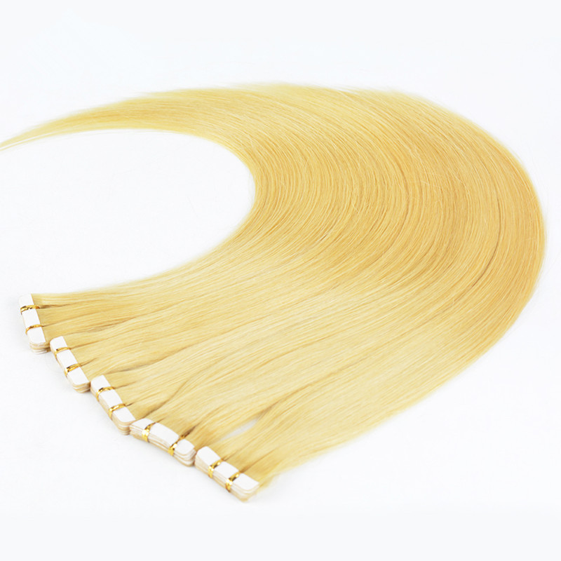 skin weft tape in human hair extensions 100 indian silky straight virgin hair extensions 60 pieces 100g more color options