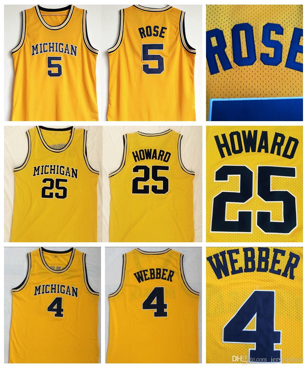 Men's Michigan Wolverines 5 Jalen Rose Jersey 4 Chris Webber Jersey 25 Dwight Howard Jersey University Stitched College Basketball Jerseys, As pic
Men's Michigan Wolverines 5 Jalen Rose Jersey 4 Chris Webber Jersey 25 Dwight Howard Jersey University Stitched College Basketball Jerseys, As pic