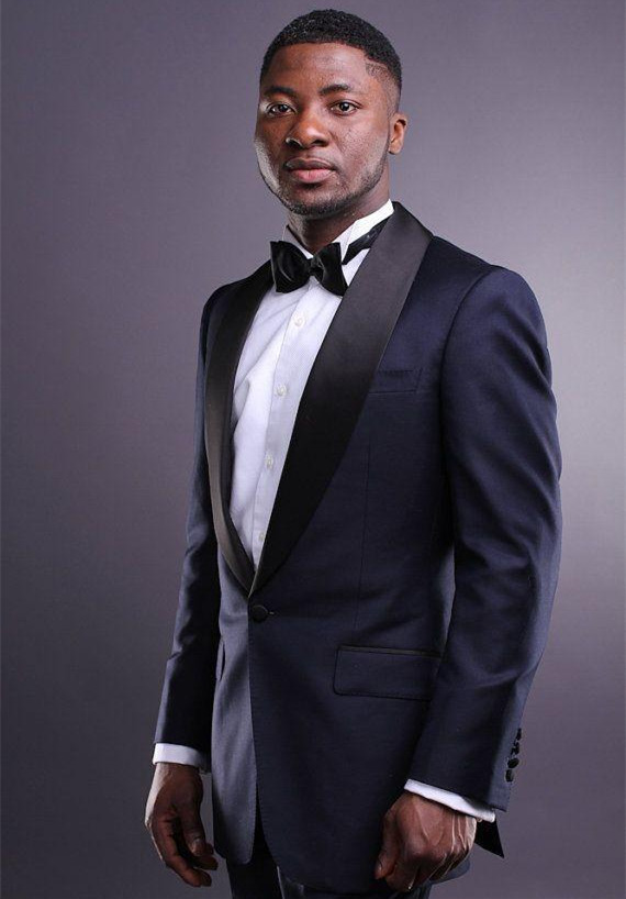 Two Pieces Classic Navy Blue Groom Tuxedos Custom Made Cheap Black Shawl Lapel Groomsmen Suit Best Mens Weddings Suits (Jacket+Pants+Tie), Beige
Two Pieces Classic Navy Blue Groom Tuxedos Custom Made Cheap Black Shawl Lapel Groomsmen Suit Best Mens Weddings Suits (Jacket+Pants+Tie), Beige