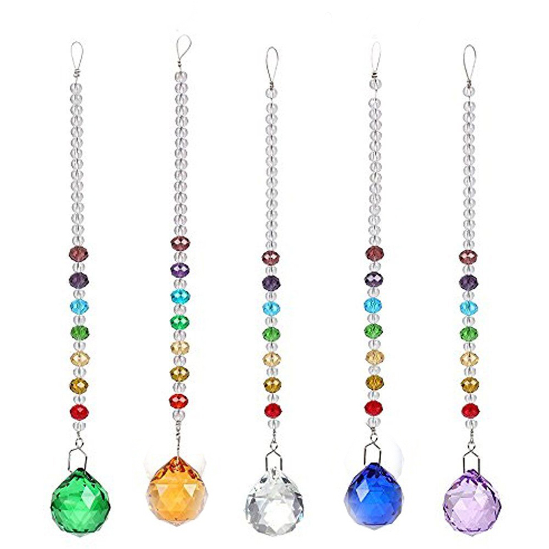 5PCS 20mm Chandelier Crystal Clear Faceted Ball Prism Suncatcher Feng Shui Pendant Home Wedding Ornaments Gifts W111
5PCS 20mm Chandelier Crystal Clear Faceted Ball Prism Suncatcher Feng Shui Pendant Home Wedding Ornaments Gifts W111