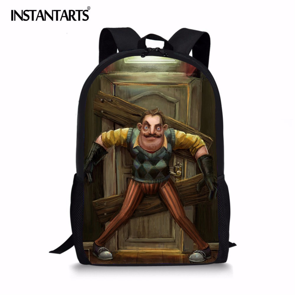 INSTANTARTS NEW Children Softback Backpack Cartoon Hello Neighbor Print School Bag for Boys Girls Large Capacity Book Bag Kids, Hk7018c
INSTANTARTS NEW Children Softback Backpack Cartoon Hello Neighbor Print School Bag for Boys Girls Large Capacity Book Bag Kids, Hk7018c